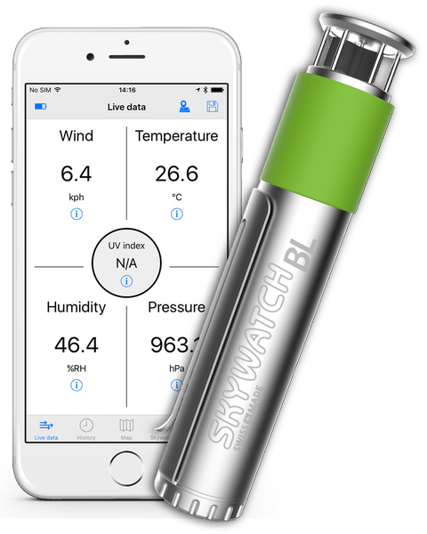 BL400 weather station for smartphone