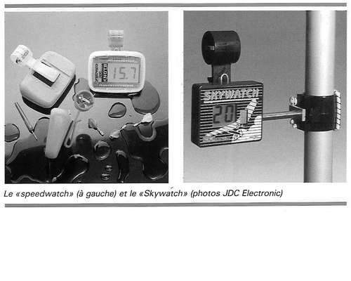 1990 Speedometers for windsurfers, hang gliders and paragliders